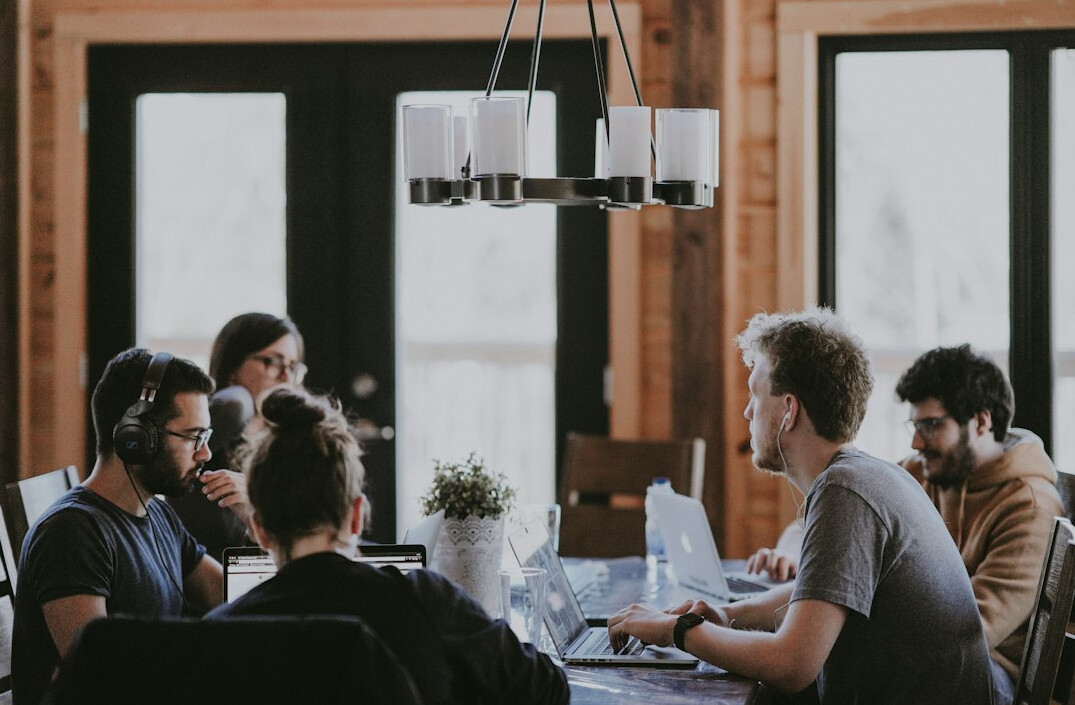 business people collaborating